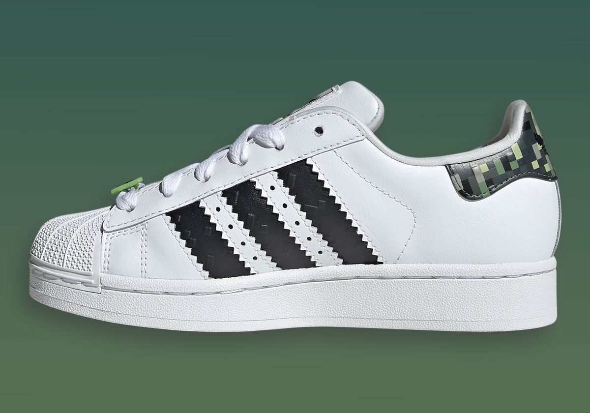 Minecraft Adidas Superstar Creepers Jq8749 3