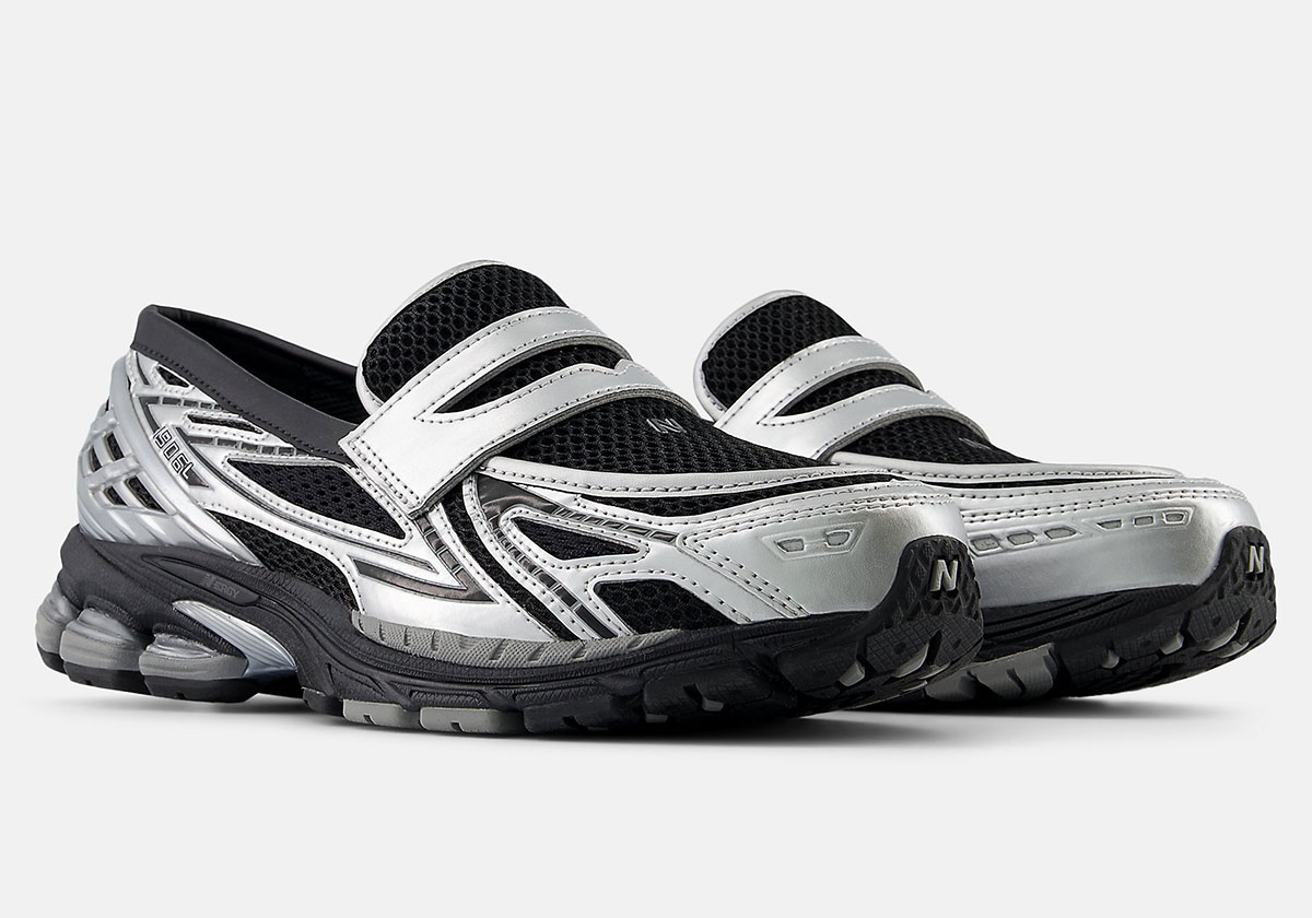 High-Contrast "Black/Silver" Graces The New Balance 1906 Loafer