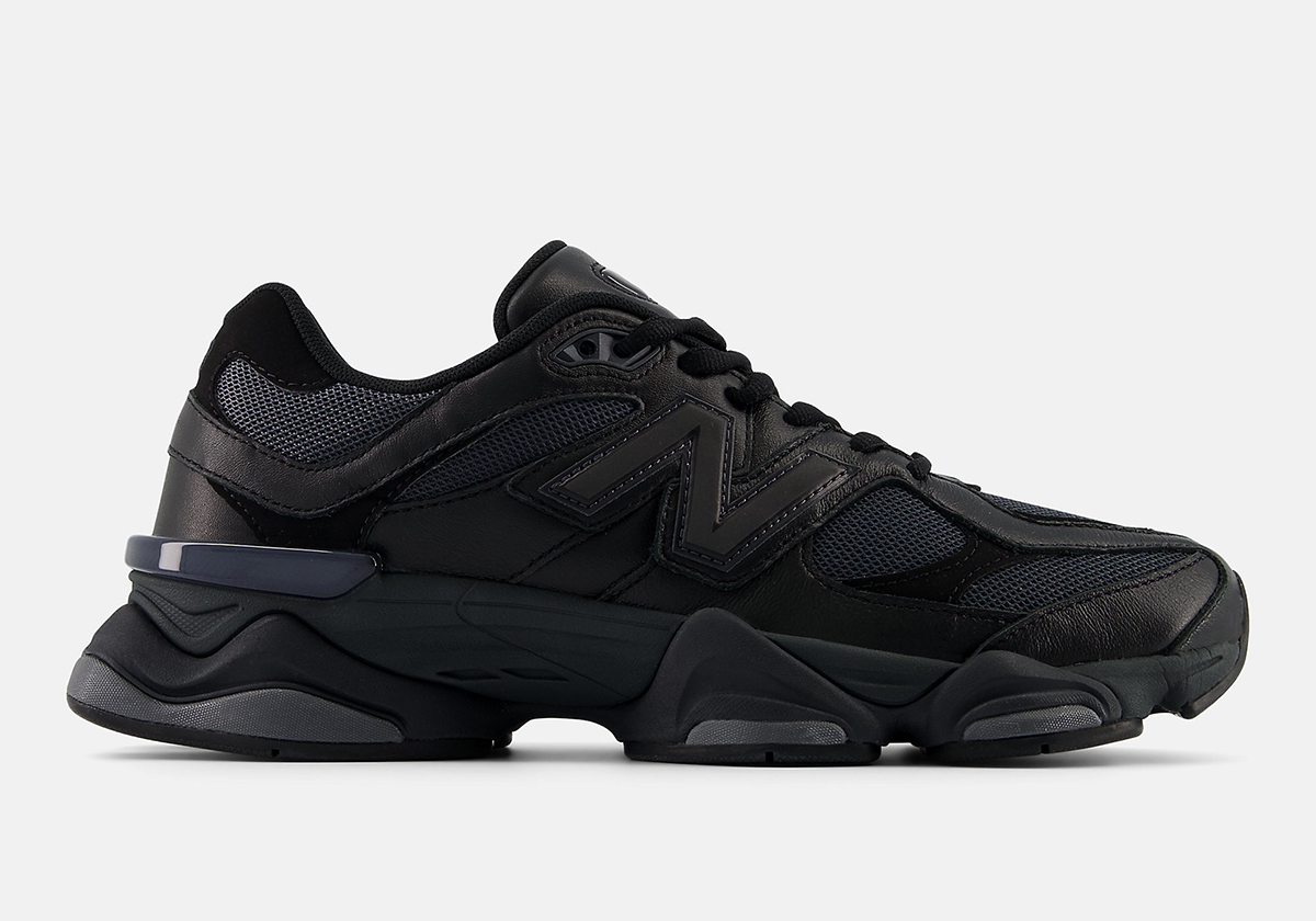 New Balance 9060 Black Leather U9060nri 1