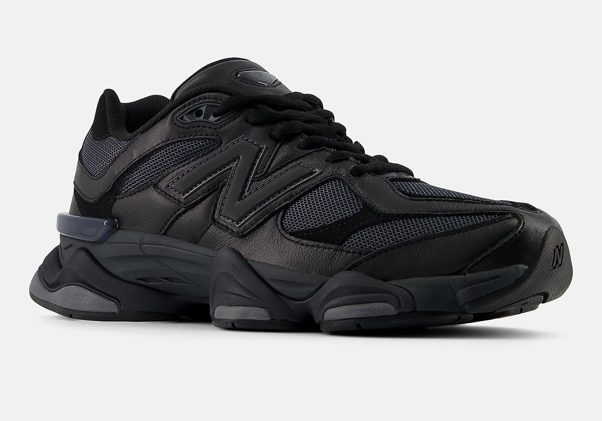 New Balance 9060 Black Leather U9060nri 5