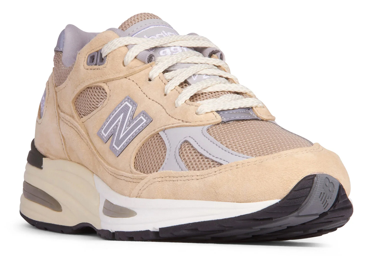 New Balance 991v2 Cuban Sand Harbor Mist U991be2 2