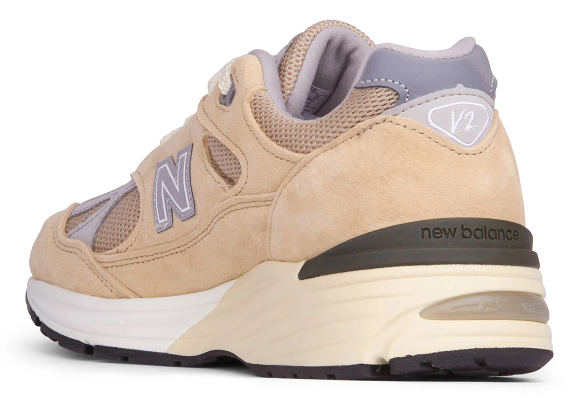 New Balance 991v2 Cuban Sand Harbor Mist U991be2 3