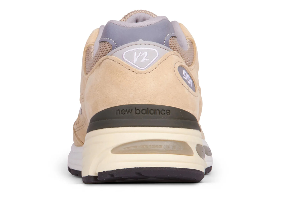 New Balance 991v2 Cuban Sand Harbor Mist U991be2 4