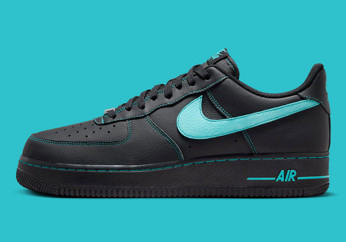 Nike Air Force 1 Low Black Aurora Green Hq2037 002 1