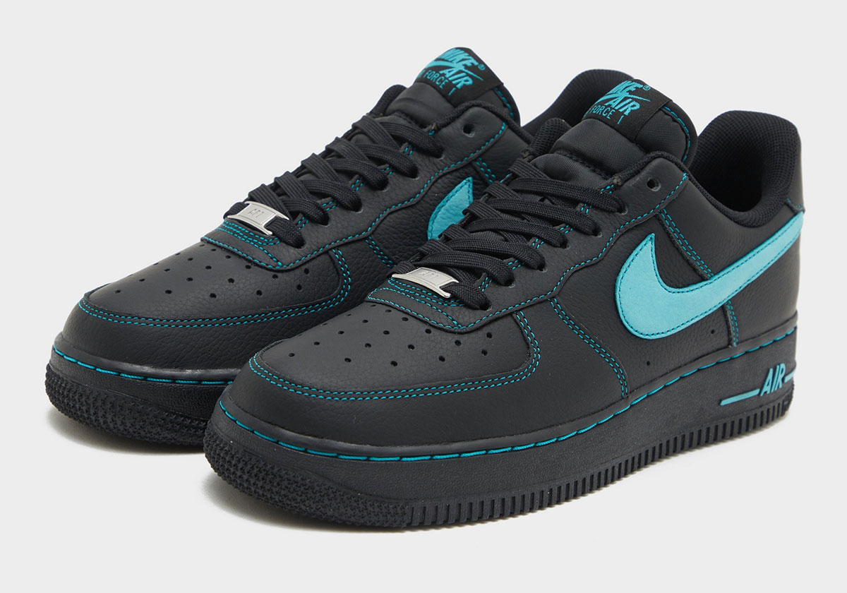 Nike Air Force 1 Low Black Aurora Green Hq2037 002 6 660244