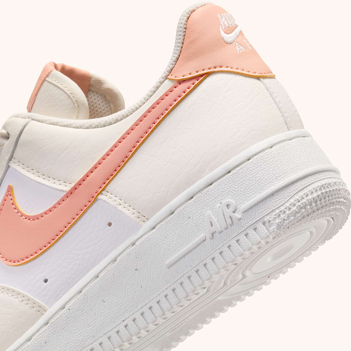 nike air force 1 low pale ivory apricot agate sail dc9486 113 5