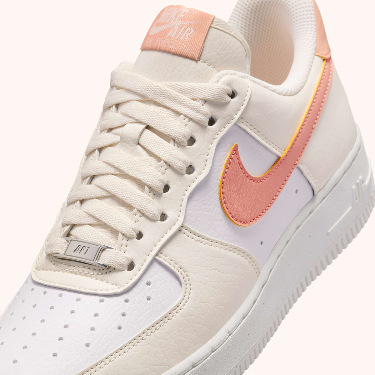 nike air force 1 low pale ivory apricot agate sail dc9486 113 6