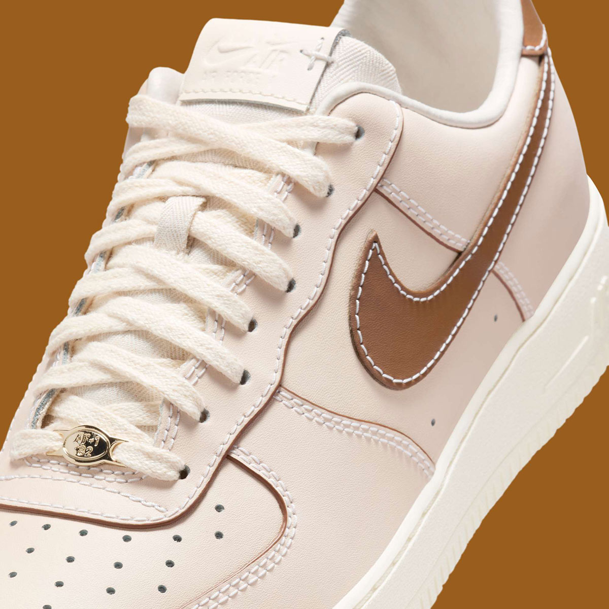 Nike Air Force 1 Low Pearl White Light British Tan Pale Ivory Sail Ib8865 221 5