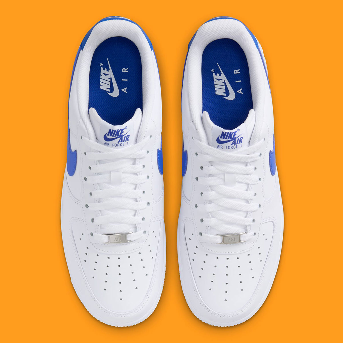 Nike Air Force 1 Low White Hyper Royal Fj4146 113 6