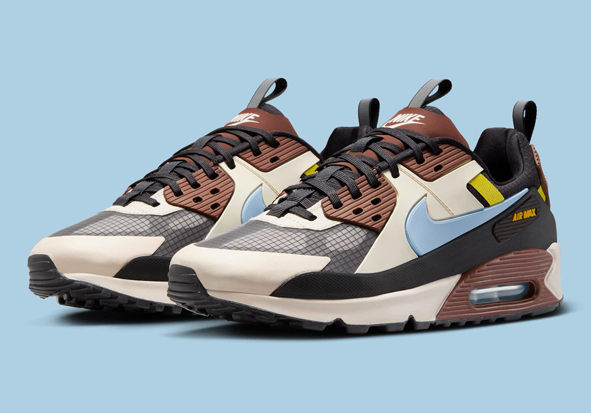 The Nike Air Max 90 Drift Reaches For Eclectic Light Blue And Brown