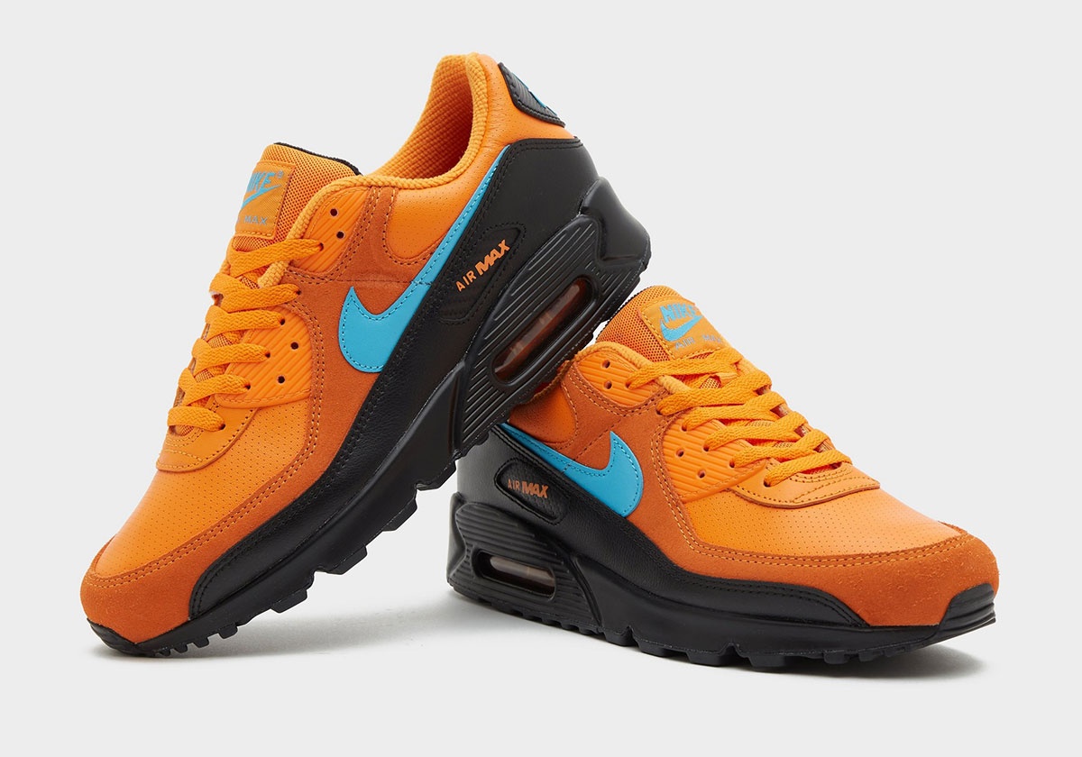 The Nike Air Max 90 Lifts Off In A "Mandarin" Colorway For Kids