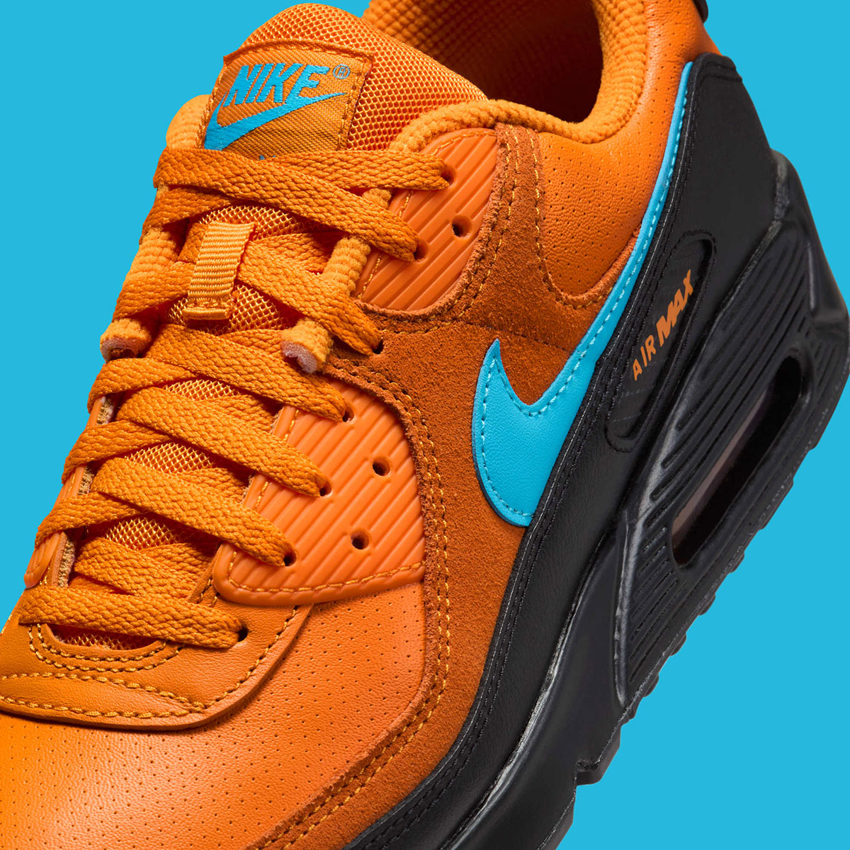 Nike Air Max 90 Racing Mandarin Blue Fury Black If0670 800 5