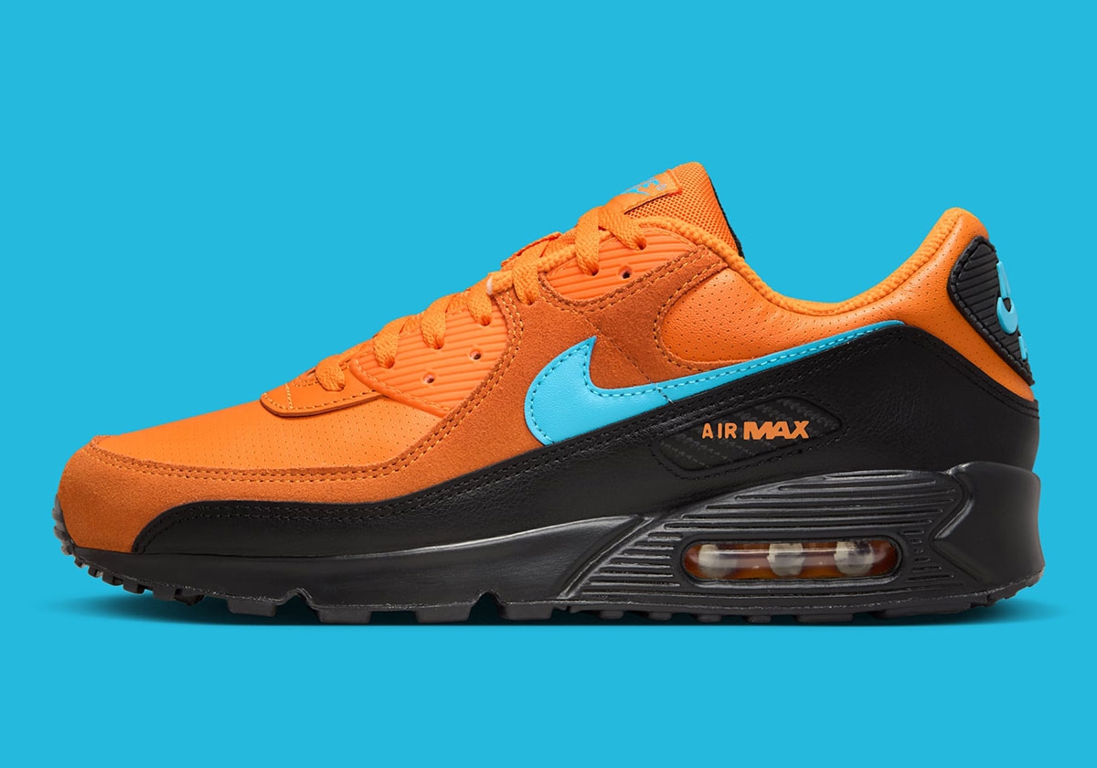 Nike Air Max 90 Racing Mandarin Blue Fury Black If0670 800 9