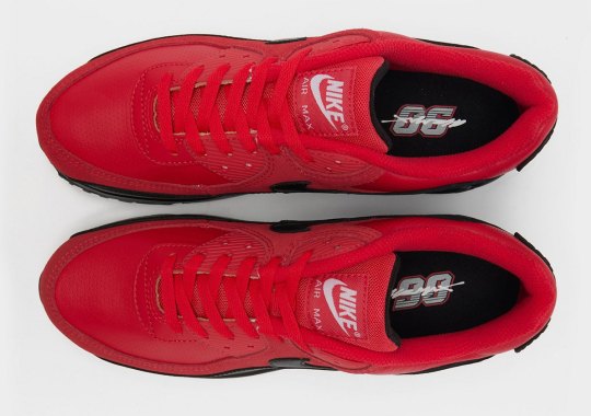 This Fiery Air Max 90 Proudly Sports Racing Influences