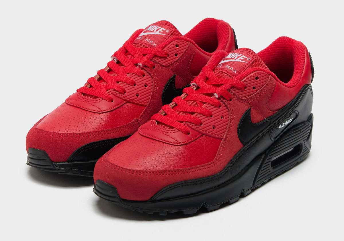 nike air max 90 racing red black 5