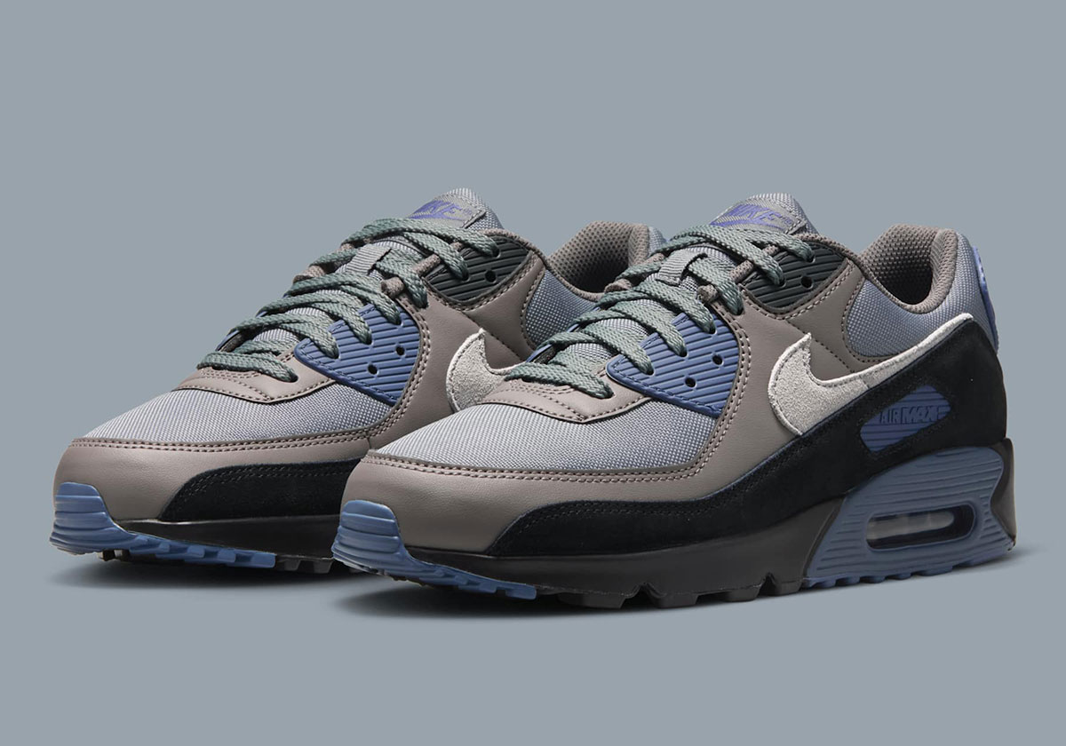 Nike Air Max 90 Smoke Grey Diffused Blue Cave Stone Ib6392 001 3