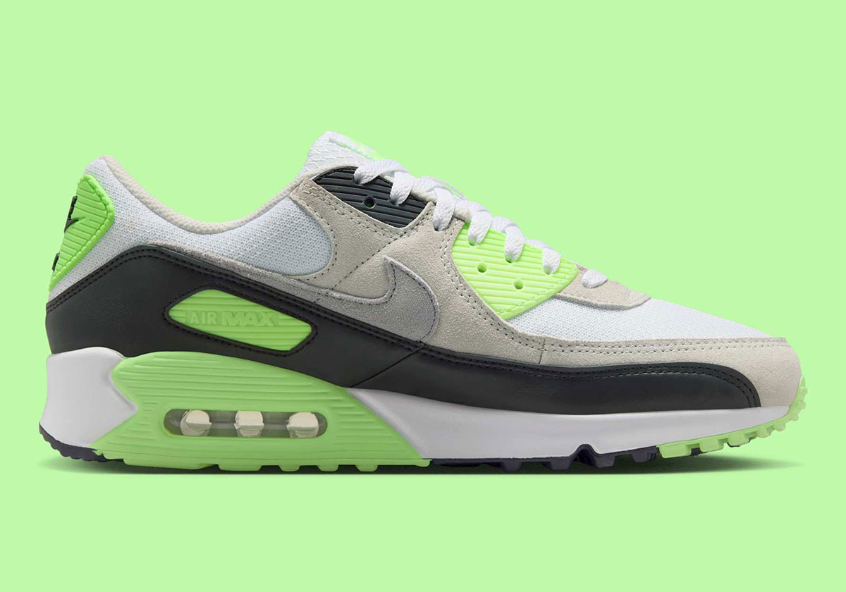 Nike Air Max 90 White Photon Dust Vapor Green Dm0029 115 6