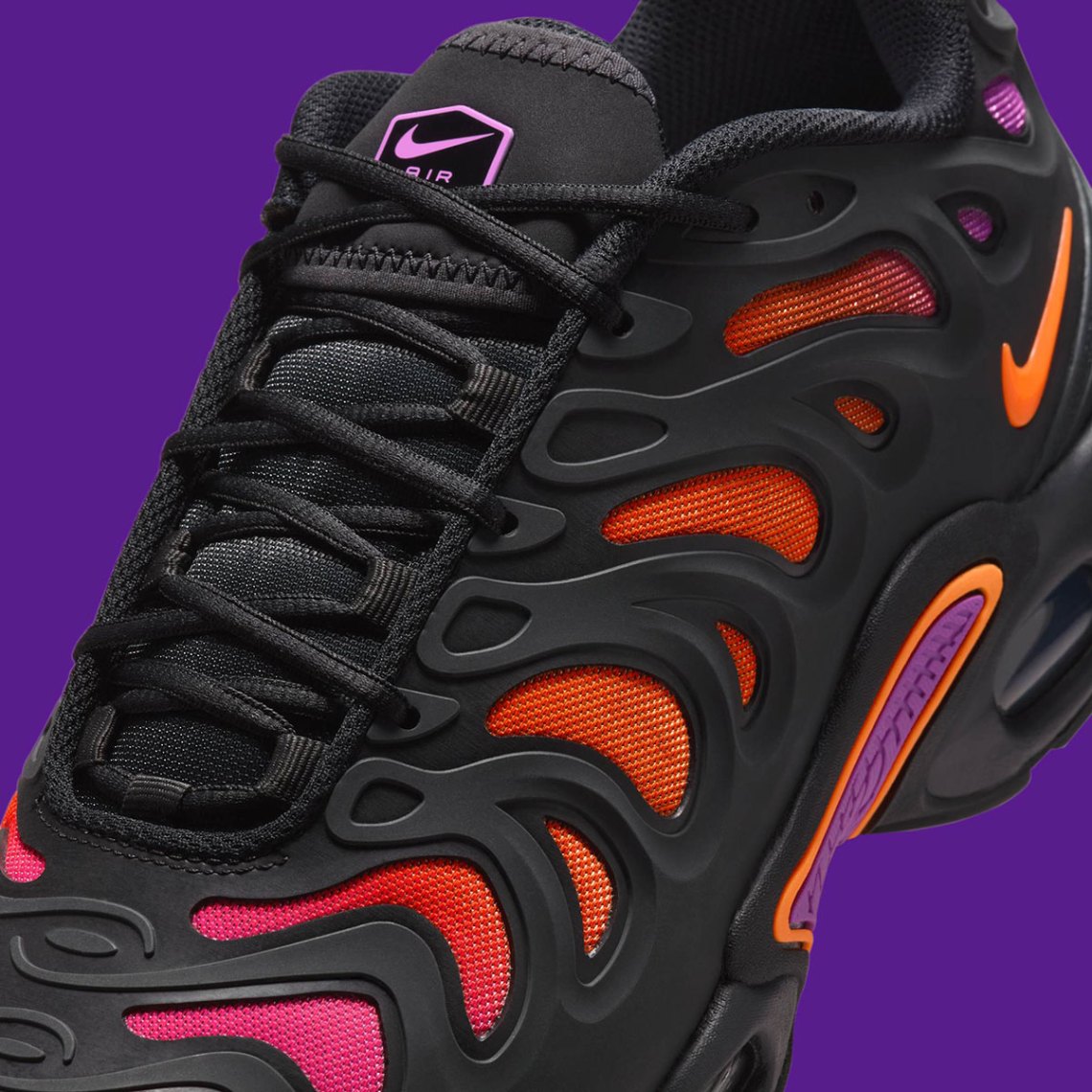 Nike Air Max Plus Drift Black Vivid Purple Total Orange FD4290-014 Men Size 12 Buy Nike Air Max Plus Drift  main image 3