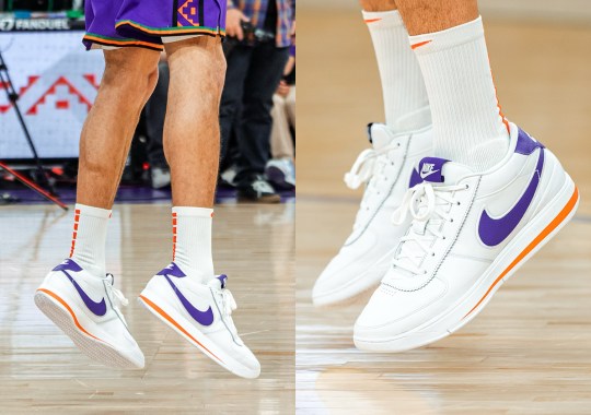 Devin Booker's Nike Book 1 "Forrest Gump" Appears In Phoenix Suns Colors