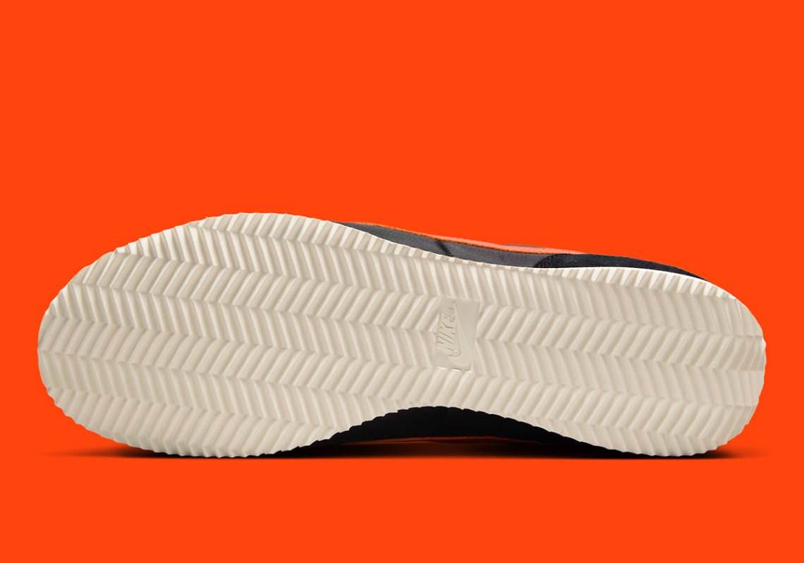 Nike Cortez Black Safety Orange Hf0263 003 7