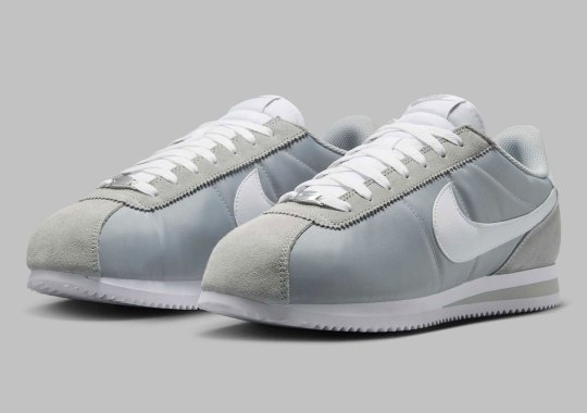 Nike Shines "Light Silver" On The Cortez