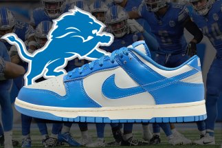 Cheer On The Detroit Lions With This Nike Dunk Low