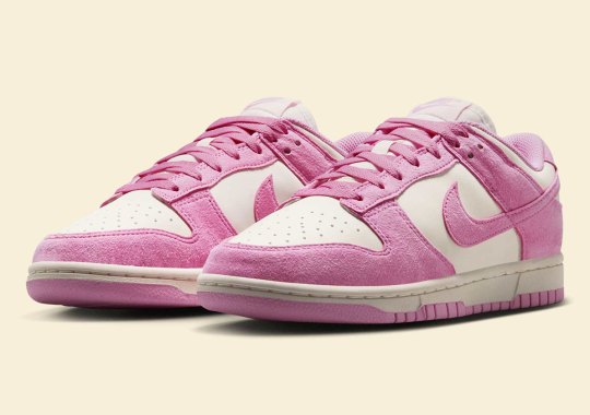 Nike Rolls Out A Suede Upgrade On These Pink Dunks