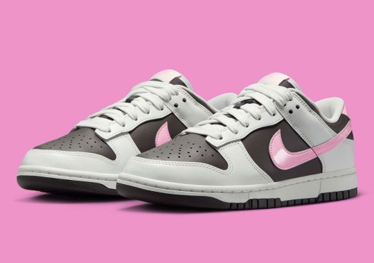 Nike Adds Pink Patent To A Trending Dunk Low Colorway