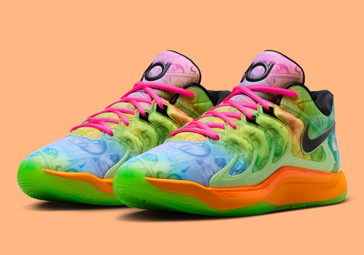 Kd rainbow basketball shoes on sale