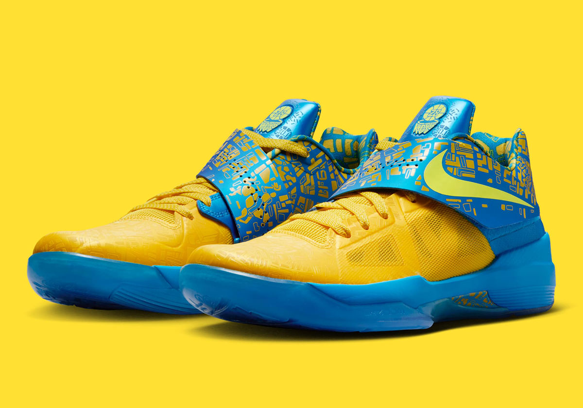 Nike kd 4 yellow online