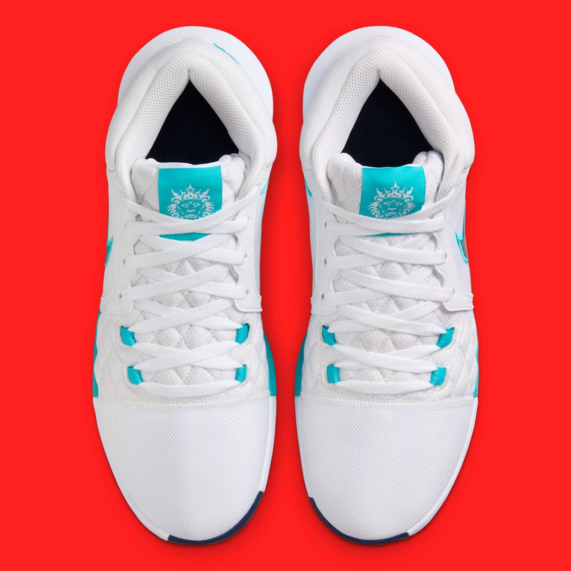 Nike LeBron James Witness 8 EP Shoes Mens Size 9.5 White Dusty Cactus HQ2139-101 Nike Lebron Witness 8 EP Dusty Cactus for Sale  main image 3