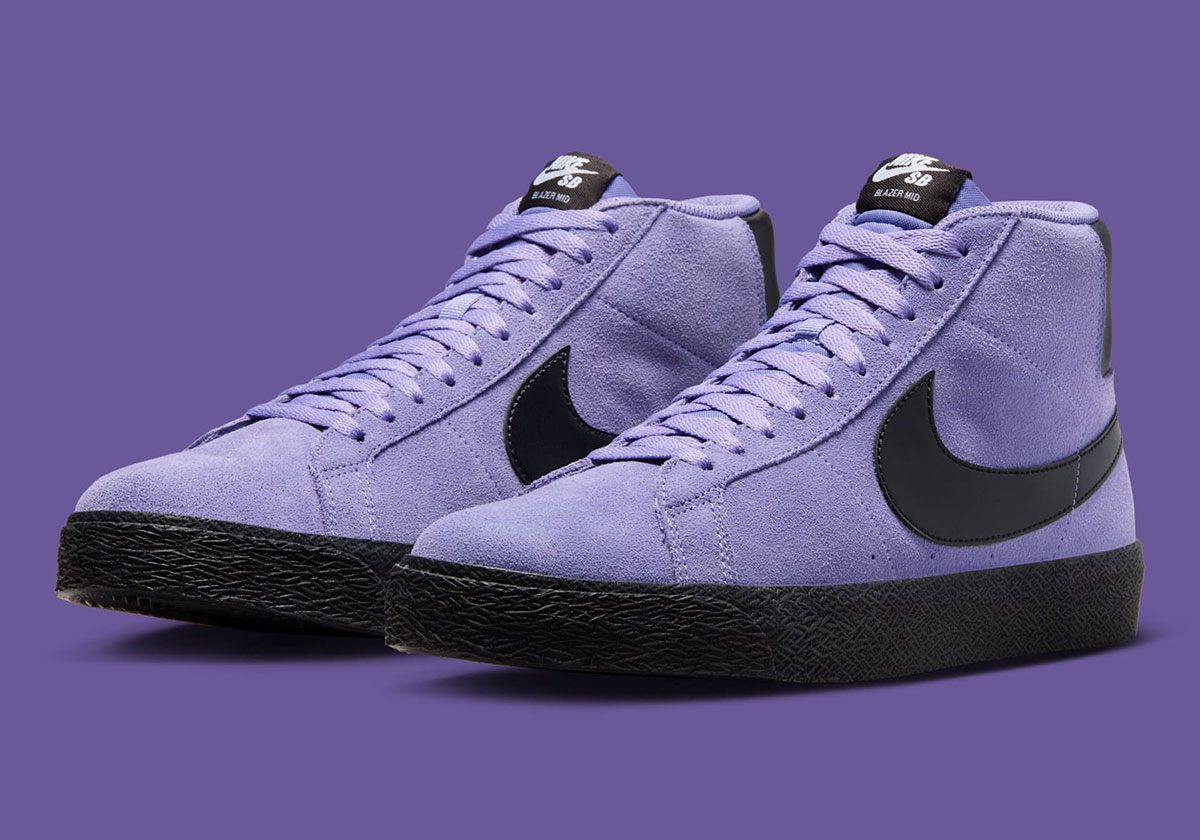 Nike Sb Blazer Mid Dusty Amethyst Black Fd0731 500 3