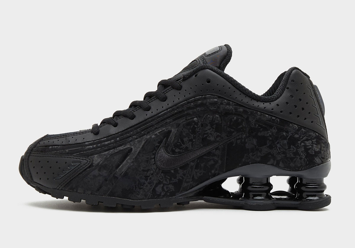 nike shox r4 black floral 4