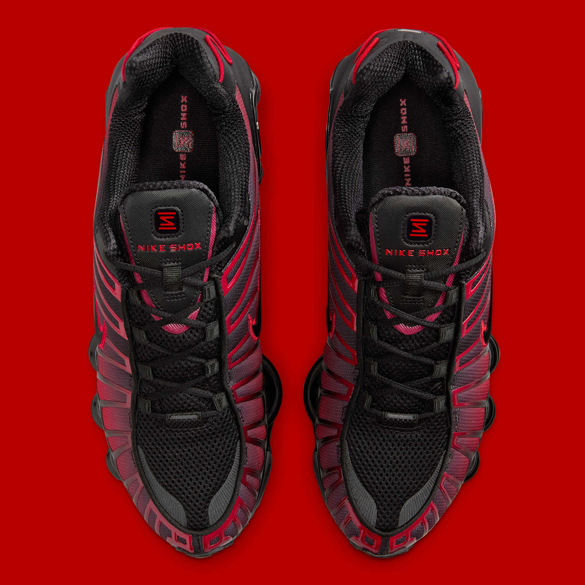 Nike Shox Tl Black Red If6202 001 2