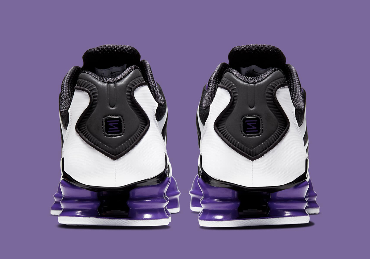 Nike Shox Tl Black White Court Purple Av3595 008 4