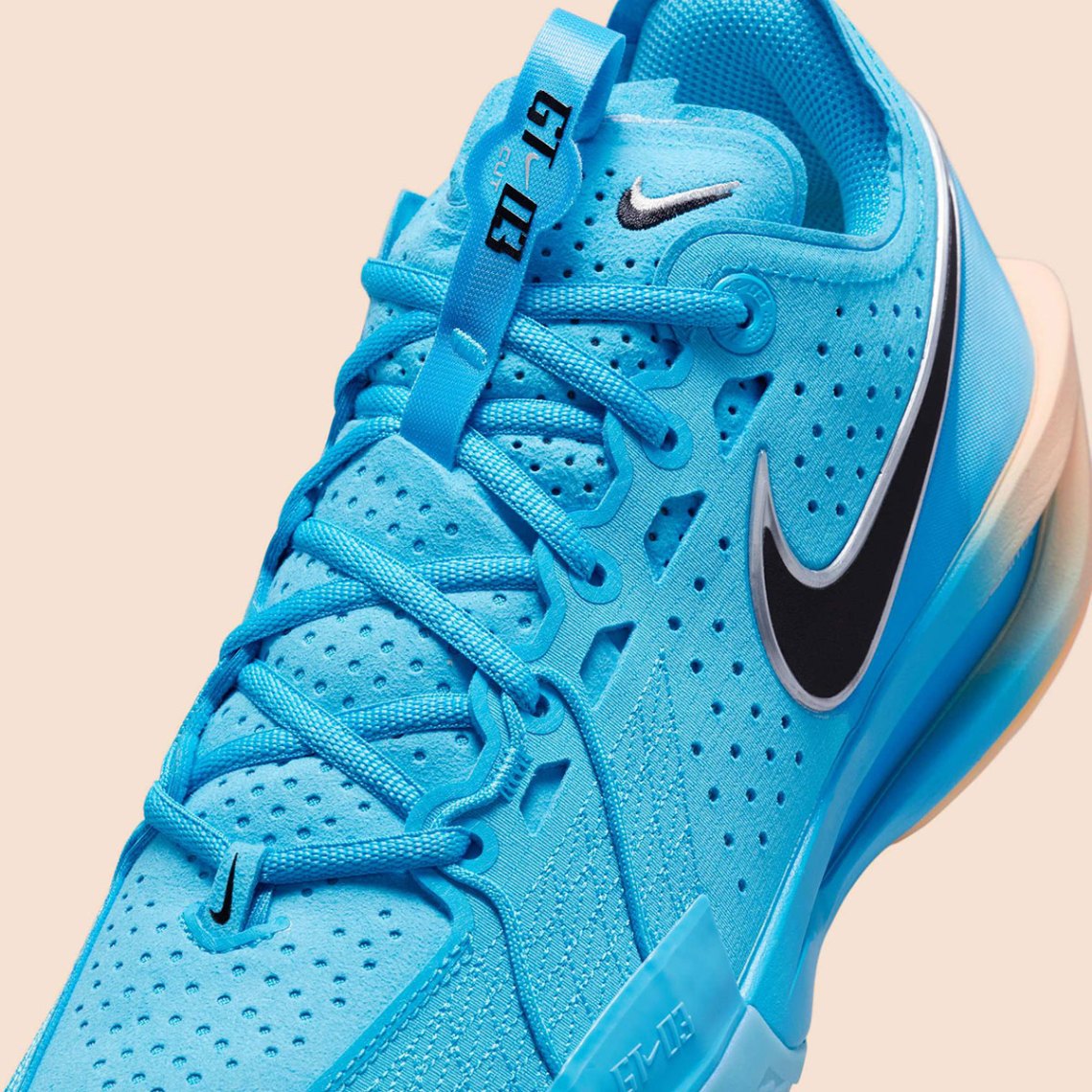 Nike Air Zoom GT Cut 3 Blue Fury Black Men Size 17 Basketball Shoes DV2913-404 Nike Air Zoom G.t. Gt Cut 3 Blue Fury-Black Mens [DV2913-404  main image 3