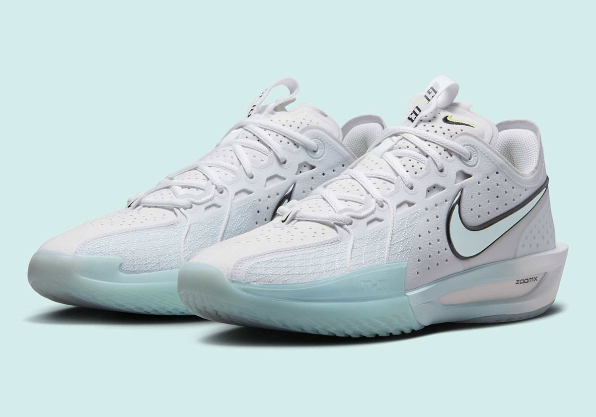 Icy "Glacier Blue" Dots The Nike Zoom GT Cut 3