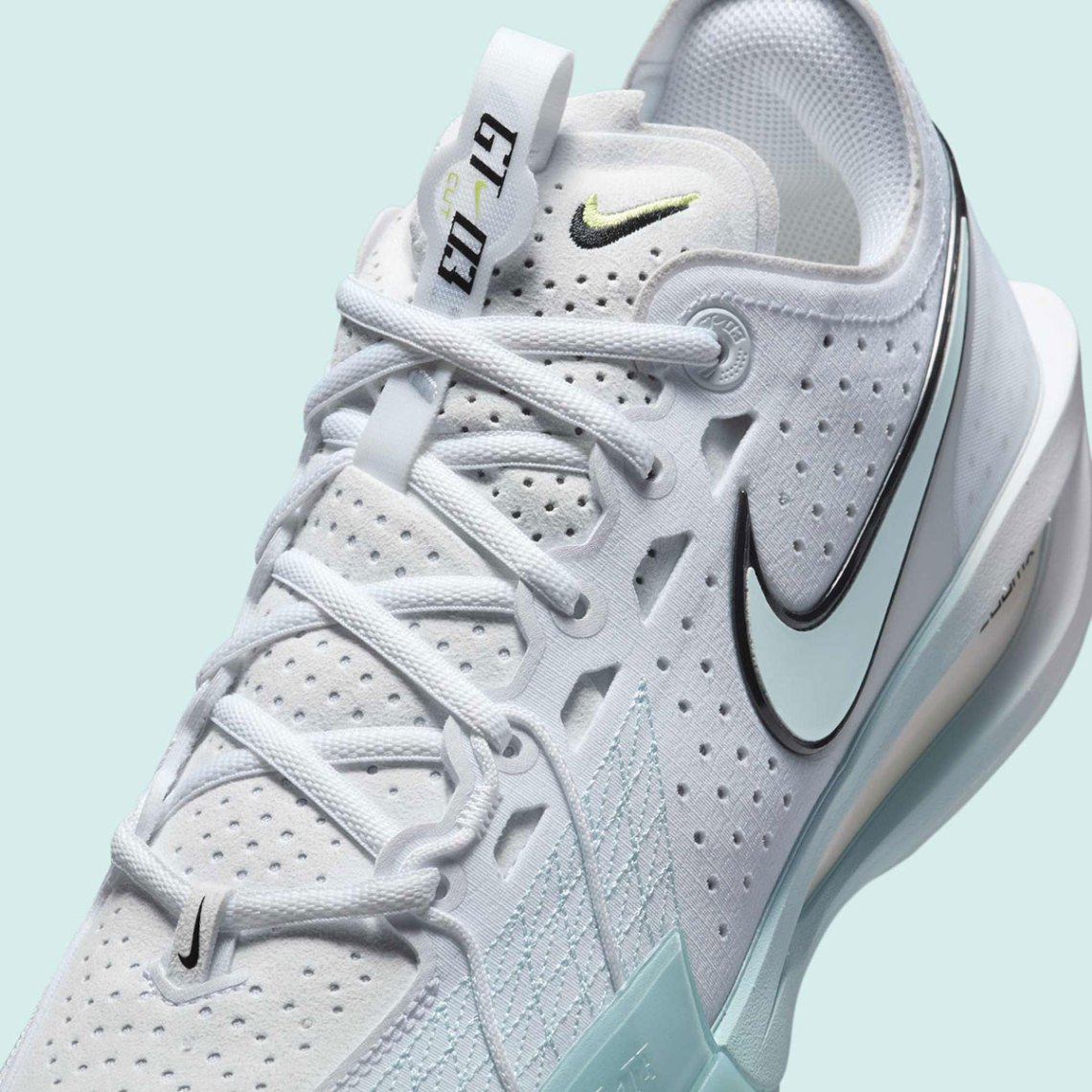 Nike Air Zoom GT Cut 3 Men Size 19 Basketball Shoes Glacier Blue DV2913-104 Nike Air Zoom GT Cut 3  main image 3