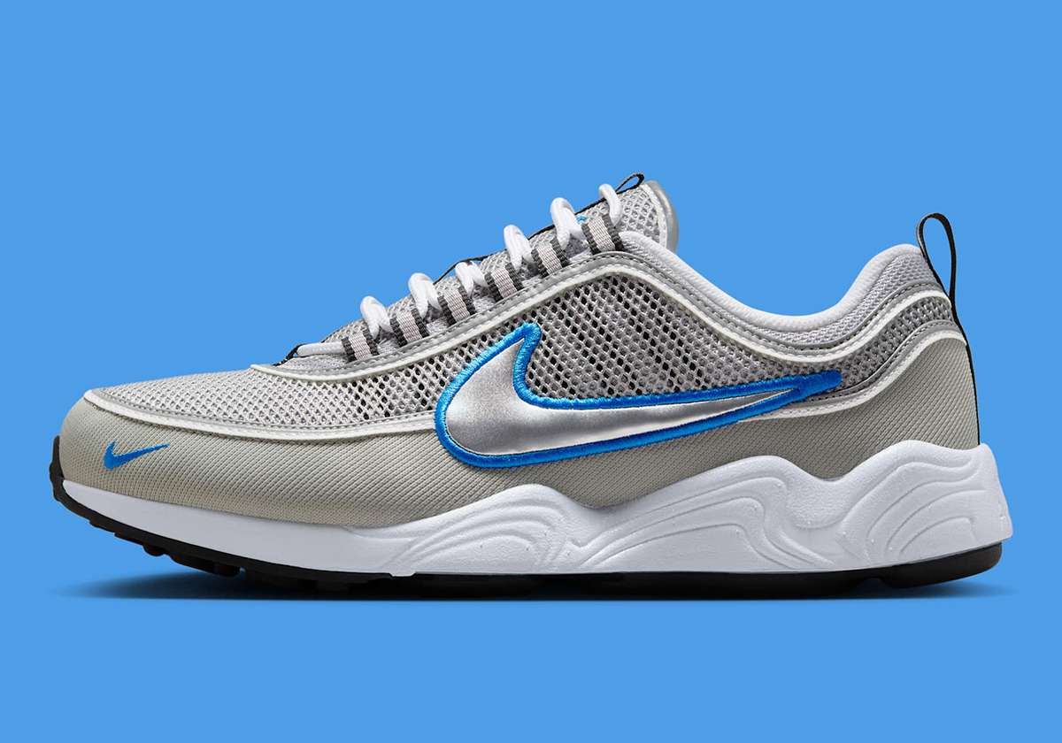 Nike Zoom Spiridon Og Metallic Silver Signal Blue Black Hf9117 003 8