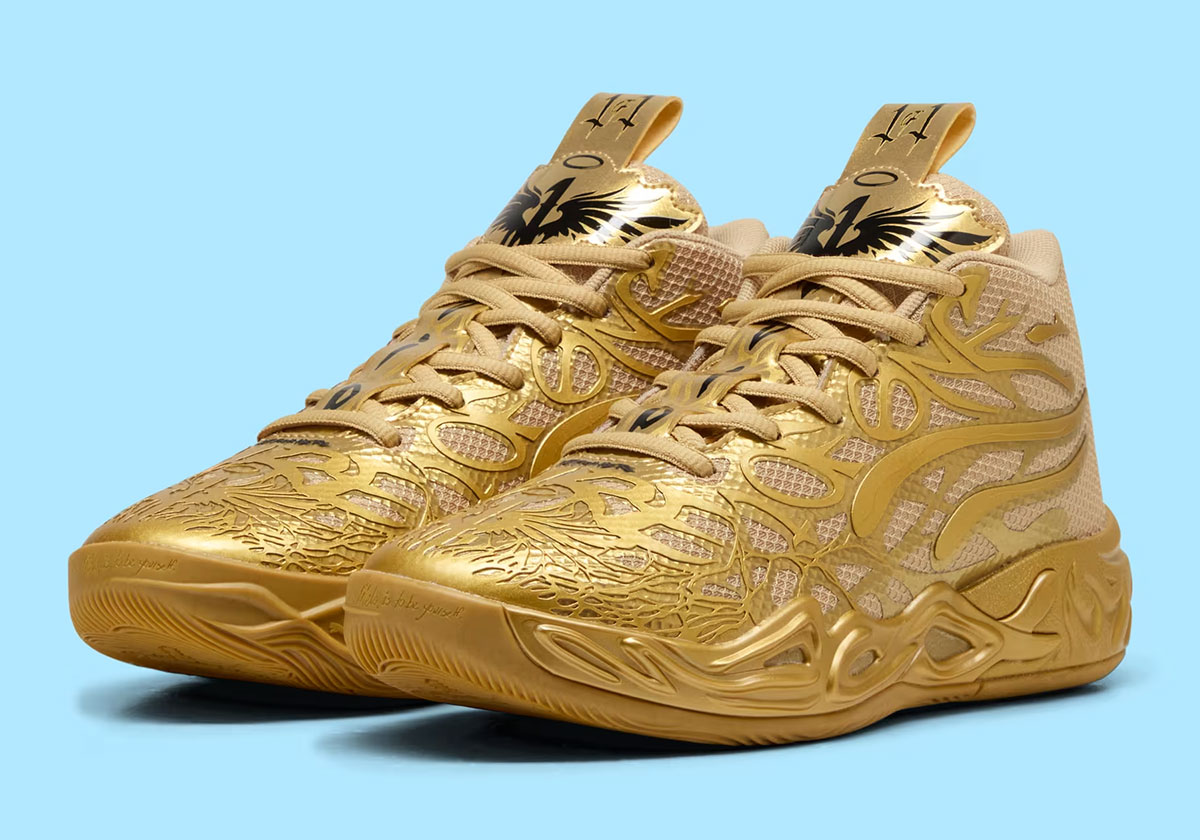 LaMelo Ball Pours The “Golden Child” Colorway On The PUMA MB.04