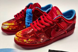 A Ruby Red Slipper Version Of The Wizard Of Oz Nike SB Dunks Is Revealed