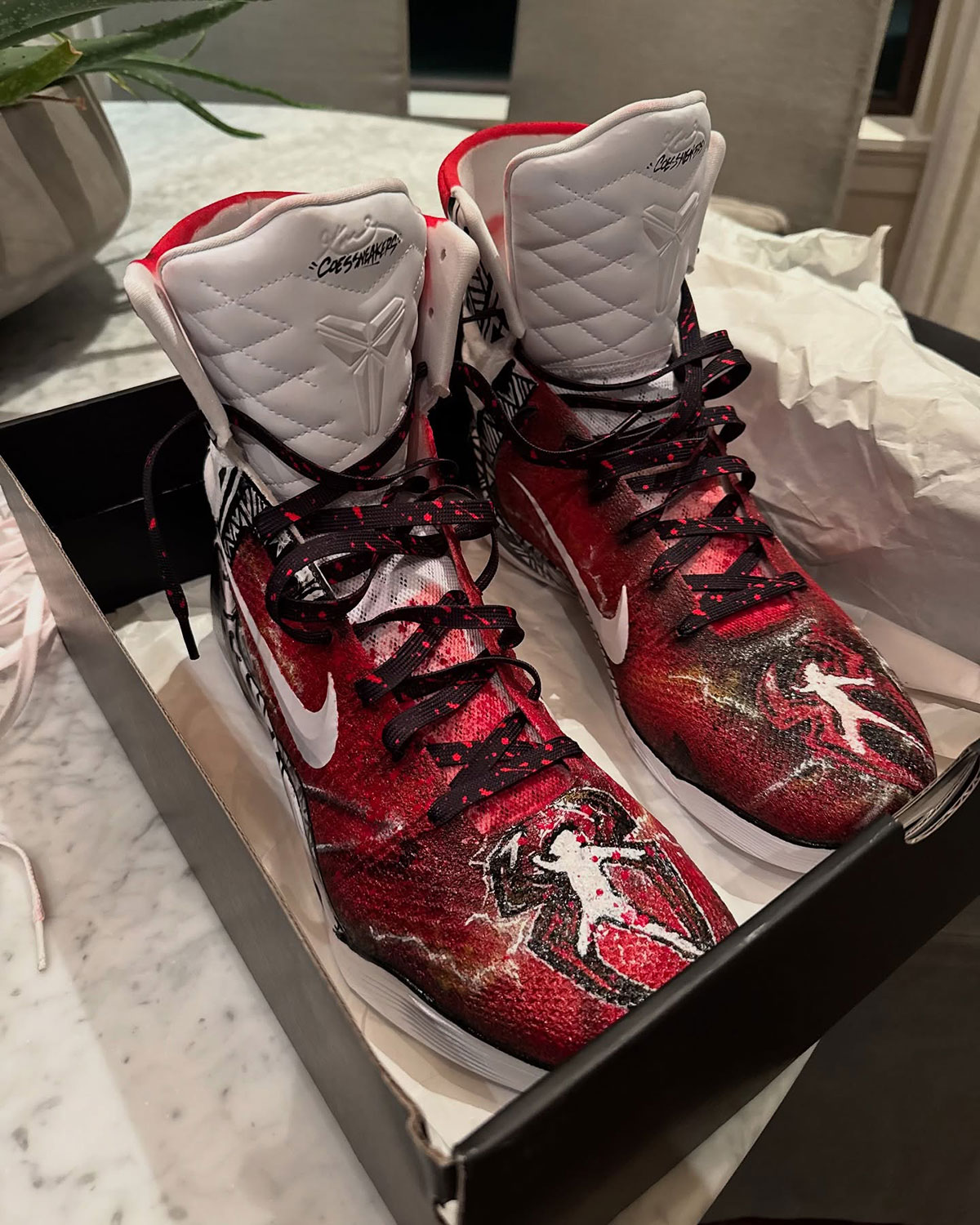 Roman Reigns Nike Kobe 9 Elite Protro Custom 1