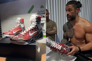 Roman Reigns Wears Nike Kobe 9 Customs In Raw On Netflix Debut