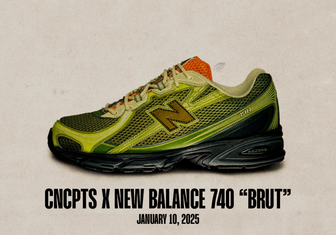 Sneaker Releases January 5 January 11 2025 Cncpts New Balance 740 Brut