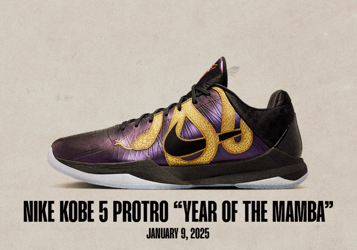 Sneaker Releases January 5 January 11 2025 Nike Kobe 5 Protro Year Of The Mamba