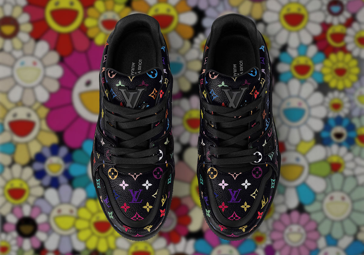 Takashi Murakami Louis Vuitton Trainer Black Release Date 2