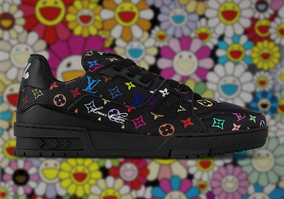 Takashi Murakami Louis Vuitton Trainer Black Release Date 5