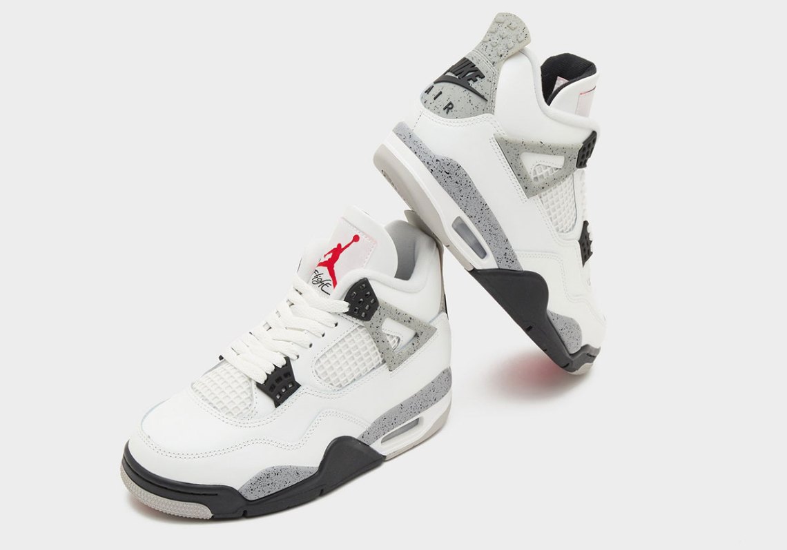 Jordan 4 White Cement 2025 (Size 8.5) Jordan 4 Retro OG  main image 4