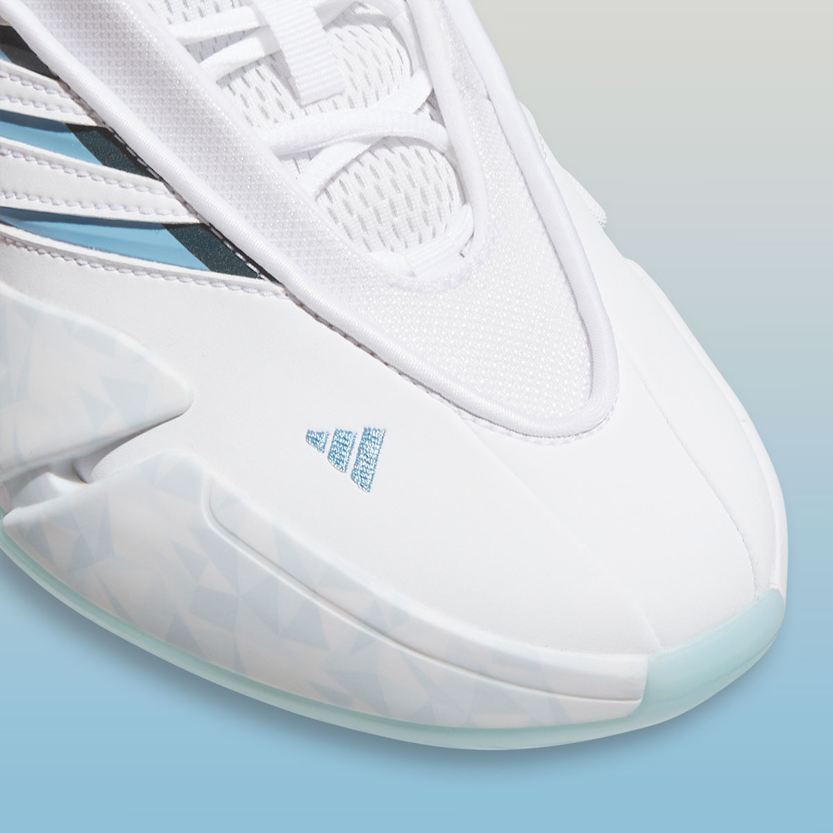 Adidas Dame 9 Footwear White Lucid Cyan Jr6486 1