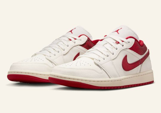 The Air Jordan 1 Low Mints Another "Valentine's Day" Pair With Cracked Leather